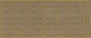 Starform stickervel goud Menu 430 (Locatie: F171) - Img 2
