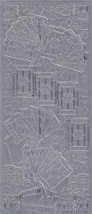 Starform stickervel kaarten zilver 1205 (Locatie: t084) - Img 2