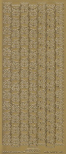 Starform stickervel kerstklokken goud 8536 (Locatie: BB132 ) - Img 2