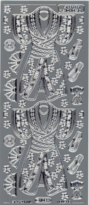 Starform stickervel oosters zilver 1089 (Locatie: i236) - Img 2