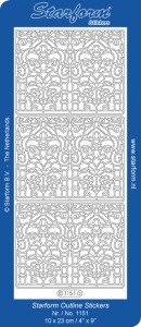 Starform stickervel zilver 1151 (Locatie: u196) - Img 1