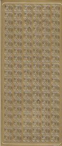 Stickervel goud 50 (Locatie: g316)