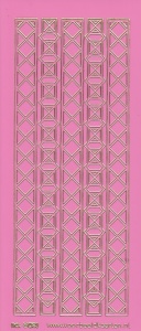 Stickervel roze/goud nr. 3021 (Locatie: K162)