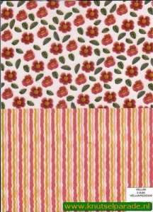Vellum met bloemen vellumroses 09 (Locatie: 2562)