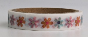 Washi tape bloemetjes