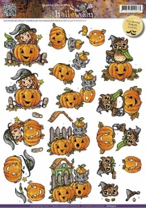 Yvonne Creations knipvel halloween CD10410 (Locatie: 1242)