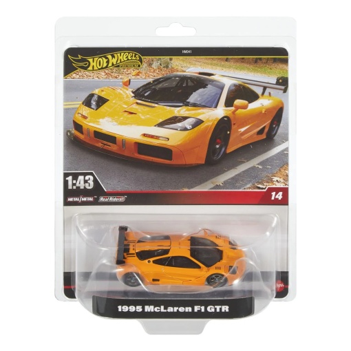 HOT WHEELS PREMIUM REAL RIDERS MASINUTA METALICA MCLAREN F1 GTR