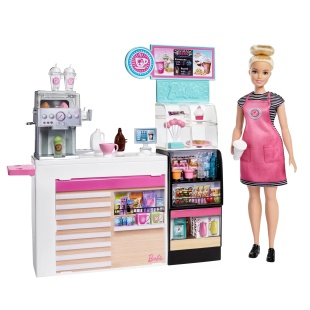 BARBIE SET CAFENEA CU 20 DE ACCESORII - Img 2