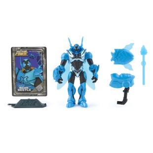 BATMAN DC EROII METAL FORCE FIGURINA BLUE BEETLE 10CM - Img 2