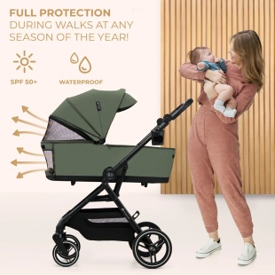 CARUCIOR KINDERKRAFT YOXI 3IN1 (MINK PRO) MISTIC GREEN - Img 12