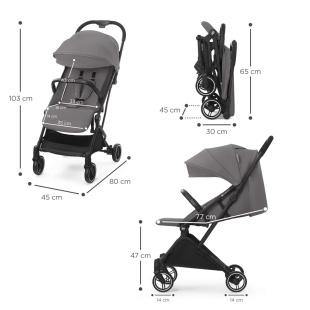CARUCIOR SPORT KINDERKRAF INDY2, COZY GREY - Img 8