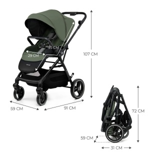 CARUCIOR SPORT KINDERKRAFT YOXI, GREEN - Img 6