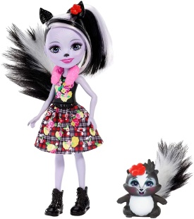 ENCHANTIMALS PAPUSI CU ANIMALUTE SAGE SKUNK SI CAPER - Img 2