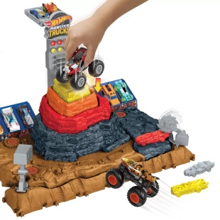 HOT WHEELS MONSTER TRUCKS ARENA SMASHERS BONE SHAKER ARENA ULTIMATE CRUSH - Img 3