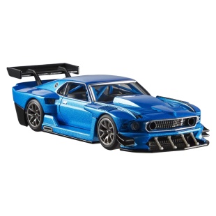 HOT WHEELS PREMIUM REAL RIDERS MASINUTA METALICA MODIFIED FORD MUSTANG 69 SCARA 1:43 - Img 6
