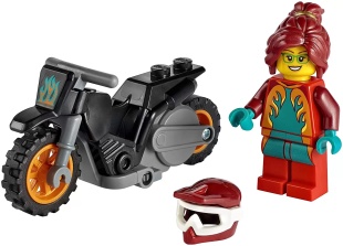 LEGO CITY MOTOCICLETA DE CASCADORIE PENTRU POMPIERI 60311 - Img 2