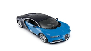 MASINA CU TELECOMANDA BUGATTI CHIRON ALBASTRU SCARA 1 LA 14 - Img 5