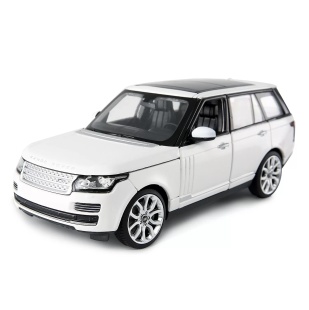 MASINUTA METALICA RANGE ROVER ALB SCARA 1 LA 24 - Img 9