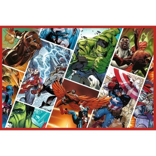 PUZZLE TREFL 2X200 MARVEL AVENGERS APARATORII LUMII - Img 3