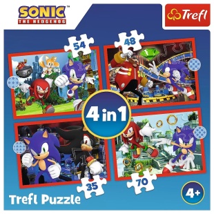 PUZZLE TREFL 4IN1 SONIC AVENTURILE LUI SONIC - Img 6