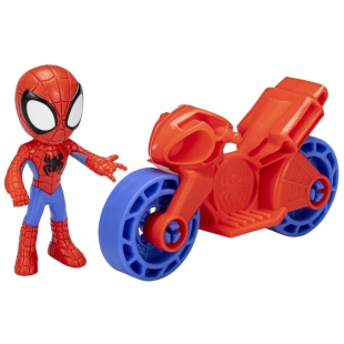 SPIDERMAN SET MOTOCICLETA SI FIGURINA SPIDEY 6CM - Img 4