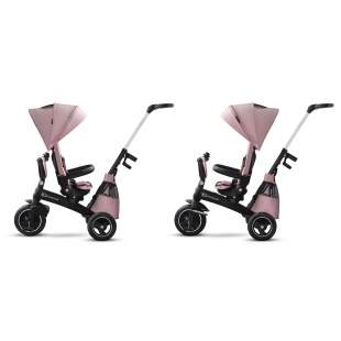 TRICICLETA KINDERKRAFT EASYTWIST, MAUVELOUS PINK - Img 4