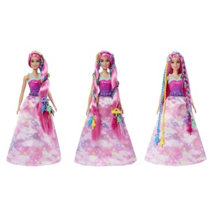 BARBIE DREAMTROPIA PAPUSA CU APARAT DE COAFAT - Img 3