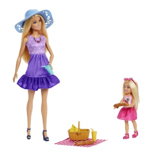 BARBIE FAMILY AND FRIENDS SET PAPUSA BARBIE SI PAPUSA CHELSEA - Img 6
