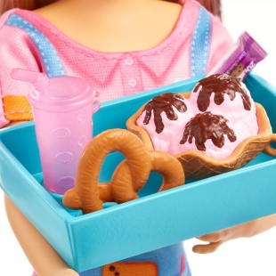 BARBIE PAPUSA SKIPPER FIRST JOBS SNACK BAR - Img 4