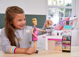 BARBIE SET CAFENEA CU 20 DE ACCESORII - Img 3