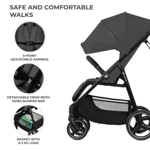 CARUCIOR SPORT KINDERKRAFT TRIG3 GRANITE GREY - Img 4