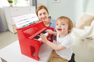 HAPE PIAN ELECTRONIC ROSU CU LUMINI - Img 5