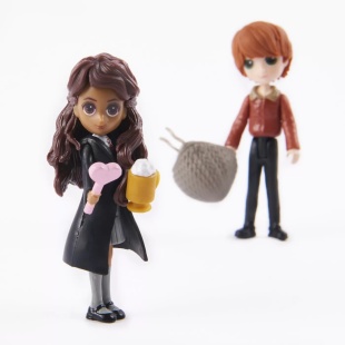 HARRY POTTER WIZARDING WORLD MAGICAL MINIS SET 2 FIGURINE RON SI PARVATI - Img 4