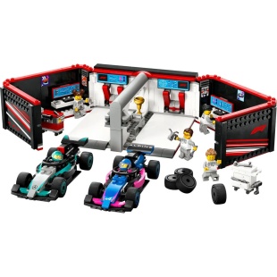 LEGO CITY GARAJ F1 SI MASINI MERCEDES-AMG SI ALPINE 60444 - Img 2