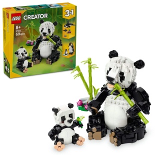 LEGO CREATOR ANIMALE SALBATICE: FAMILIA DE URSI PANDA 31165 - Img 9