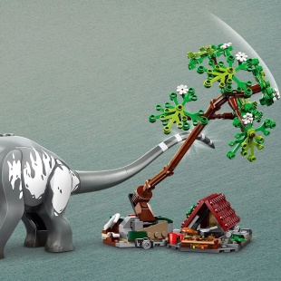 LEGO JURASSIC WORLD RENASTEREA MISIUNE DE URMARIRE A UNUI VELOCIRAPTOR SI A UNUI TITANOSAURUS 76973 - Img 6