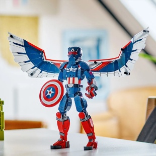 LEGO SUPER HEROES FIGURINA DE CONSTRUCTIE CAPITANUL AMERICA 76296 - Img 8