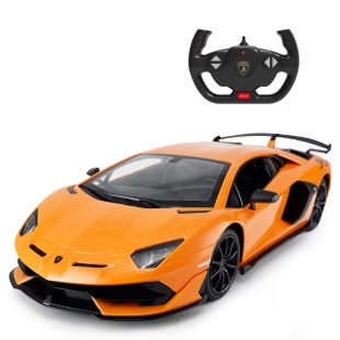 MASINA CU TELECOMANDA AVENTADOR SVJ PORTOCALIU SCARA 1 LA 14 - Img 2