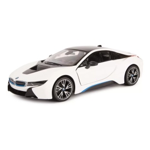 MASINA CU TELECOMANDA BMW I8 ALB SCARA 1 LA 14 - Img 6