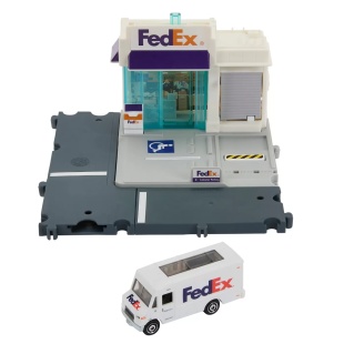 MATCHBOX SET ACTION DRIVERS CENTRUL DE COLETE FEDEX - Img 5