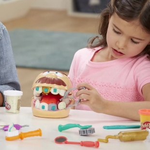 PLAY-DOH SET DENTISTUL CU ACCESORII SI DINTI COLORATI - Img 6