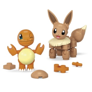 POKEMON MEGA SET DOUA BILE CHARMANDER SI EEVEE 40 PIESE - Img 5