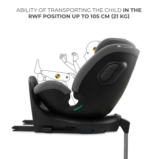 SCAUN AUTO KINDERKRAFT XRIDER 2 I-SIZE 40-150 CM GREY - Img 8