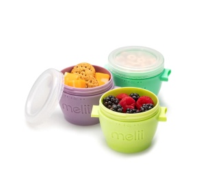 SET 4 RECIPIENTE PLASTIC SNAP&GO, MELII, 118 ML - Img 7