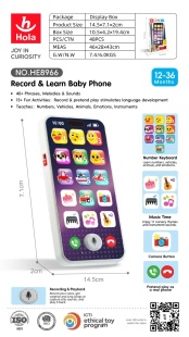 TELEFON MOBIL INTERACTIV BEBE INREGISTREAZA SI INVATA - Img 6