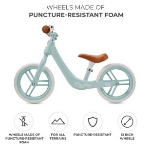 BICICLETA DE ECHILIBRU KINDERKRAFT FLY PLUS, BABY BLUE - Img 7