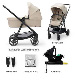CARUCIOR KINDERKRAFT NEWLY, 4 IN 1, SAND BEIGE - Img 7