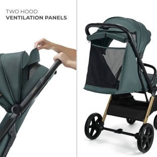 CARUCIOR SPORT KINDERKRAFT LOOM, 0-22 KG, JADE GREEN - Img 9
