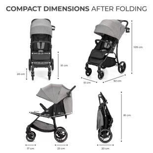 CARUCIOR SPORT KINDERKRAFT TRIG2, GREY - Img 4