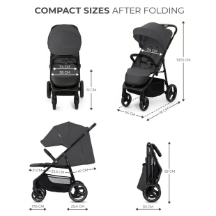 CARUCIOR SPORT KINDERKRAFT TRIG3 GRANITE GREY - Img 5